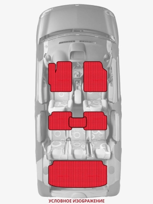 ЭВА коврики «Queen Lux» комплект для Nissan Patrol
